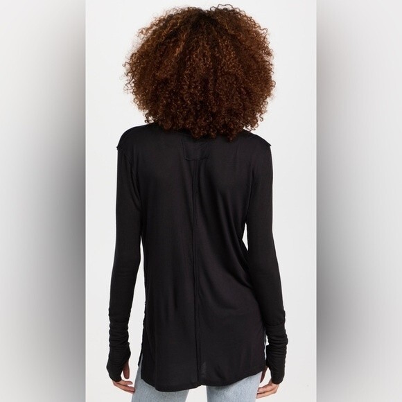 Free People Fresh And Clean Top Black Sz XS - Picture 7 of 7